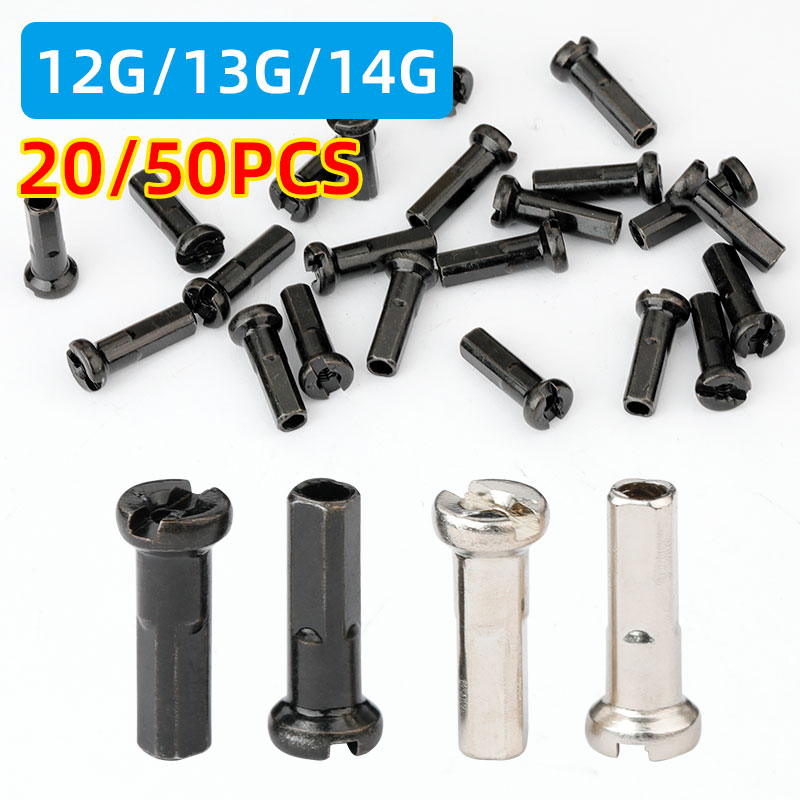 Spoke Nipple Brass - 20/50 Pezzi Nippli in Rame 14G