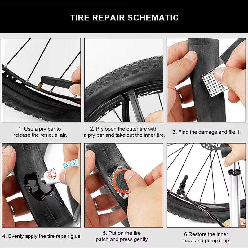 Kit di riparazione pneumatici  - Mountain Biking Tube recensione e prezzo