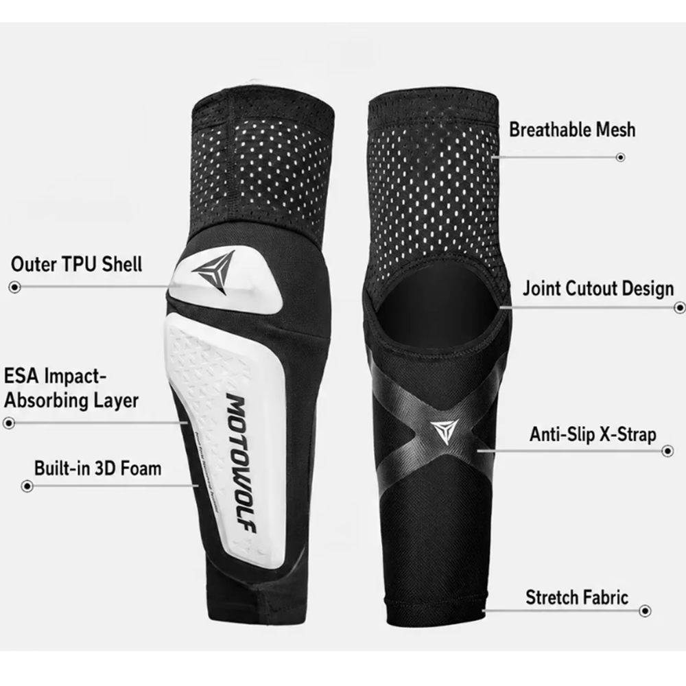 Gomitiere per Moto, Protezioni - Mountain Biking Elbow Pads recensione e prezzo