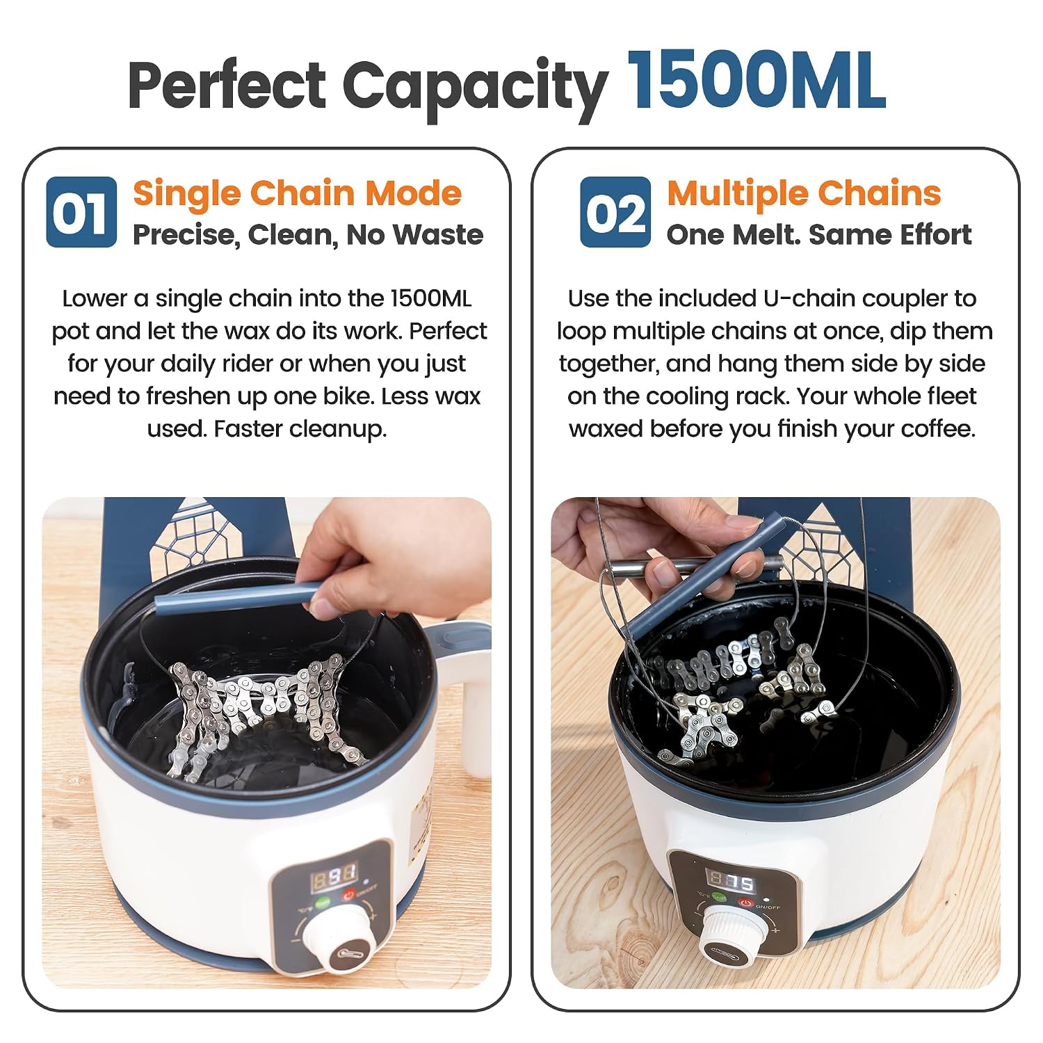 Pentola per sciogliere la cera - Chain Quick Link recensione e prezzo