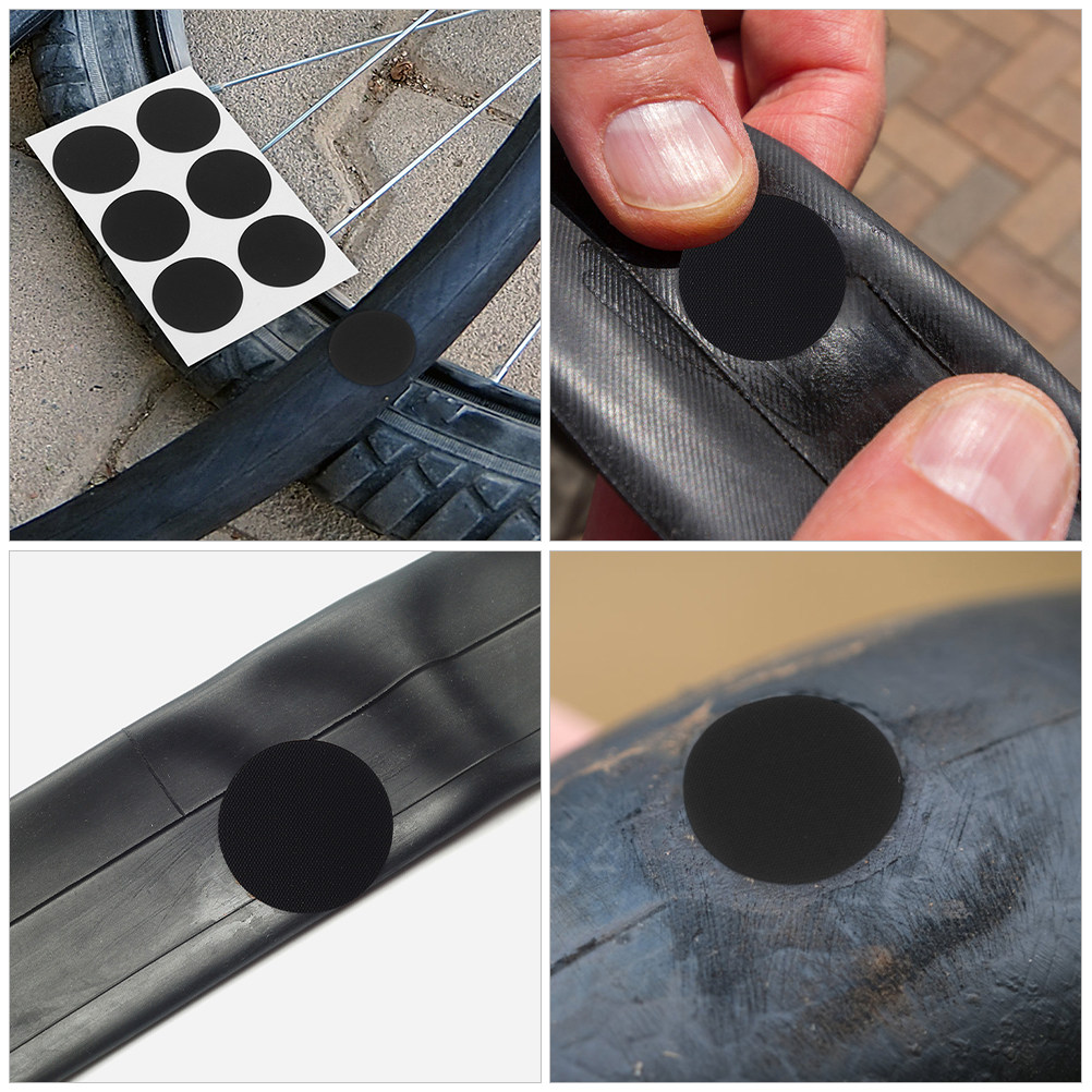 Kit di 18 toppe per la riparaz - Mountain Biking Tube recensione e prezzo